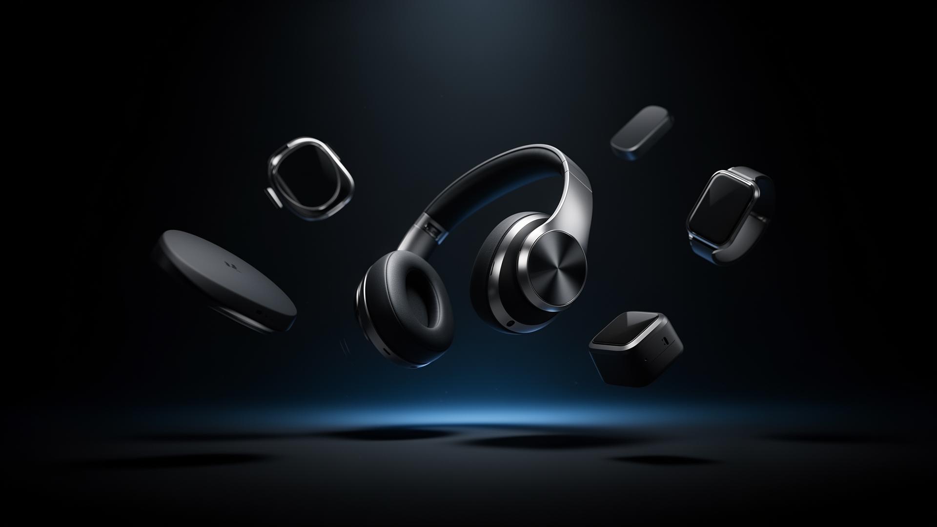 Premium ChuckStore products floating in dramatic lighting